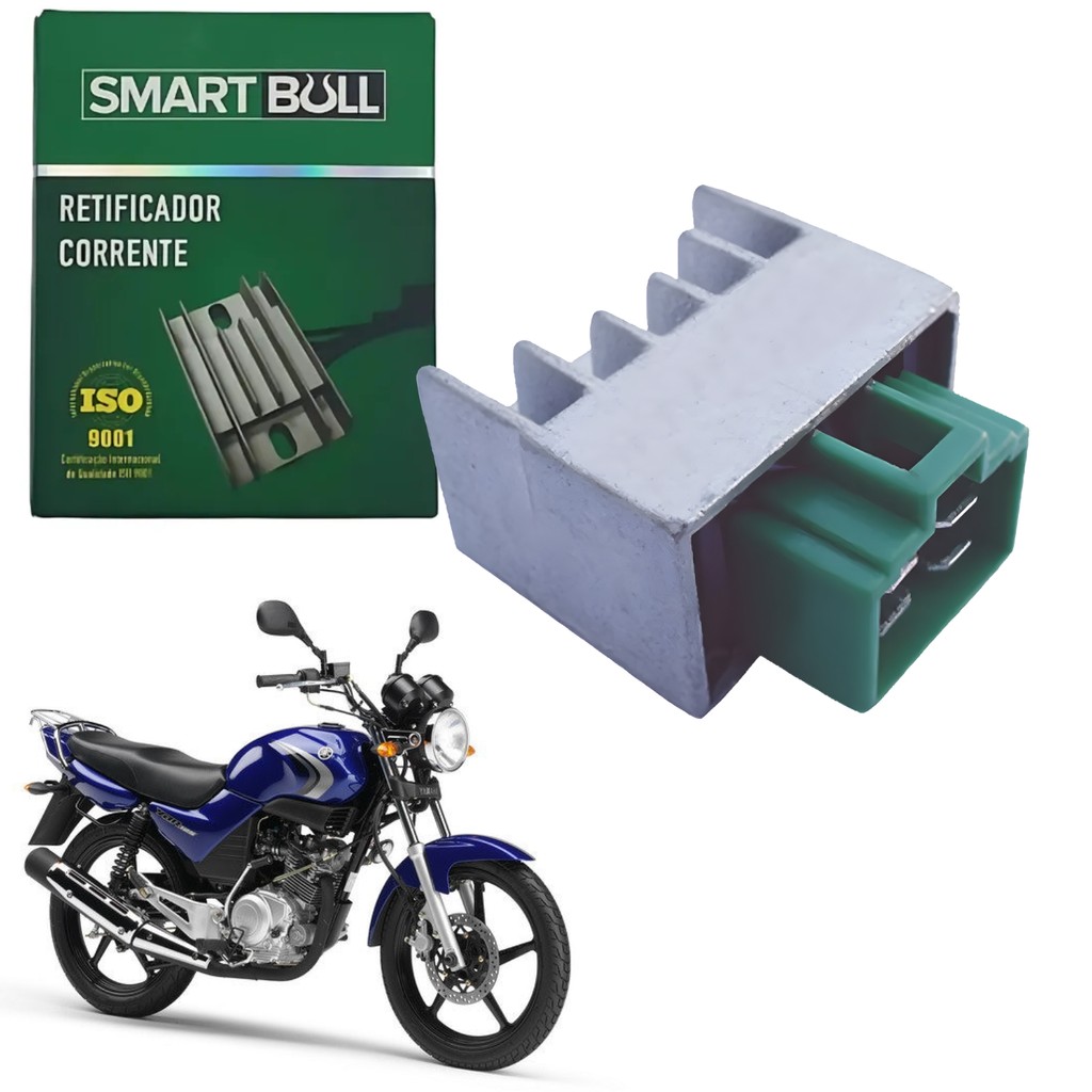 RETIFICADOR DE CORRENTE REGULADOR SMARTFOX YAMAHA YBR 125 FACTOR 125 CRYPTON 115 XTZ 125