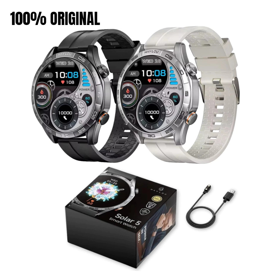 Relógio Smartwatch Haylou Solar 5 Amoled 1,58 Ip68 À Prova D'água