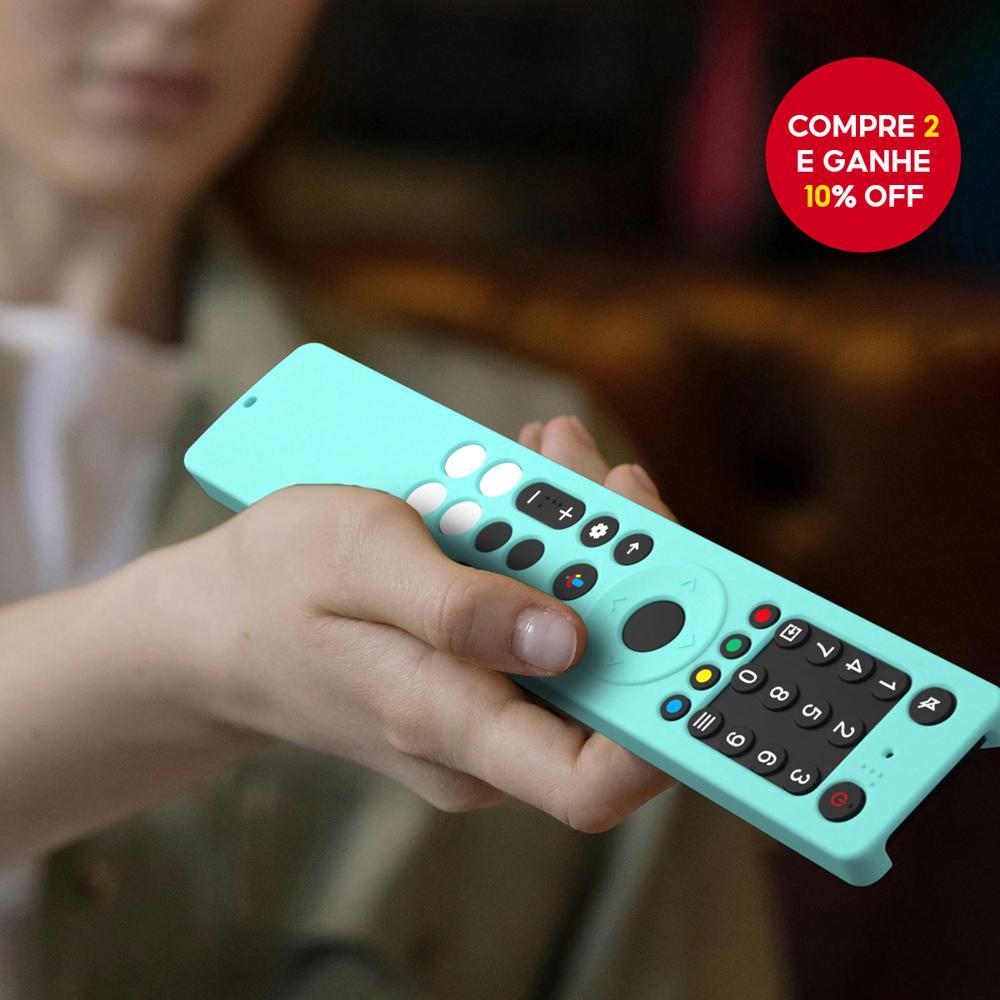 Capa de silicone para controle remoto de TV TCL RC833A / TCL 2025 C71K 4K Q6C系列, com função de voz