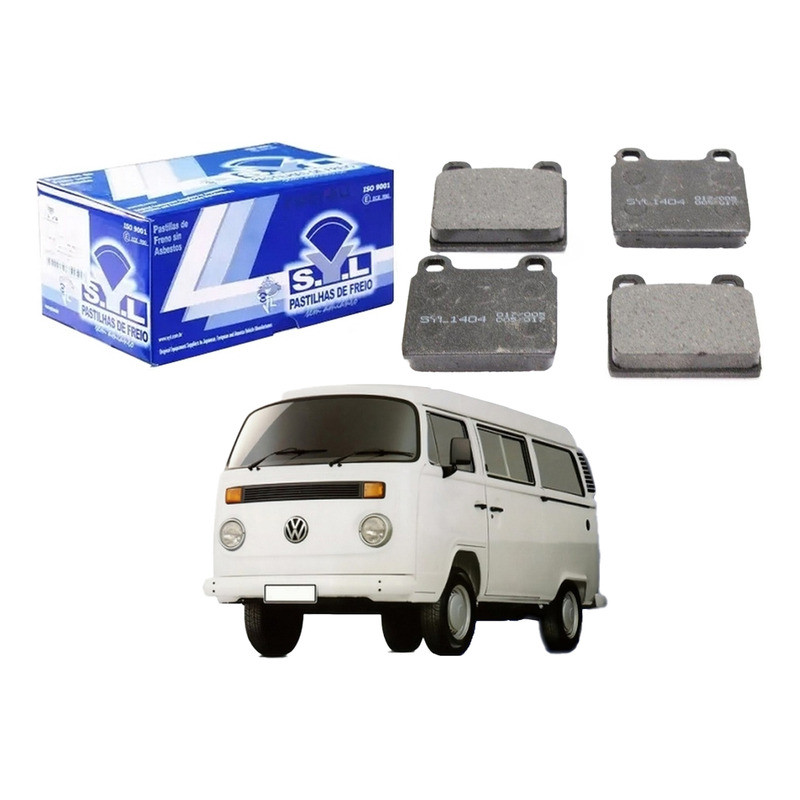 Pastilha Freio Dianteira, Kombi 1600 1997 A 2005