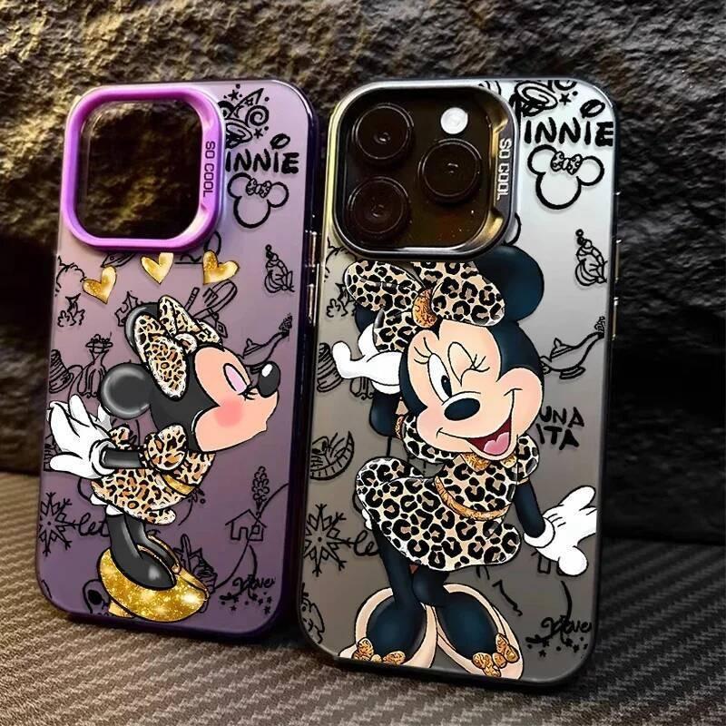 Capa de Mickey Mouse para iPhone XR 17 16 15 14 13 12 11 PRO MAX XS 7 8+ Capa TPU choque