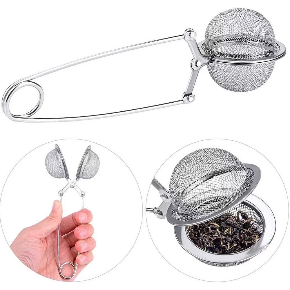 Infusor De Chá Em Aço Inox Coador Mini Peneira Coador Ervas Individual