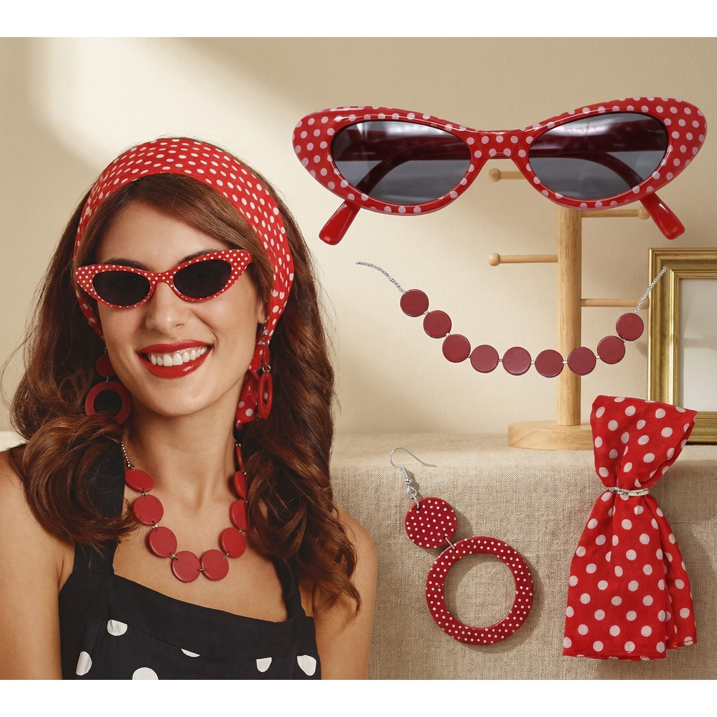 Kit Acessórios Cosplay Audrey Hepburn Acessórios de Festa Anos 50/60 Retrô/Fantasia Festa em Oferta na Shopee