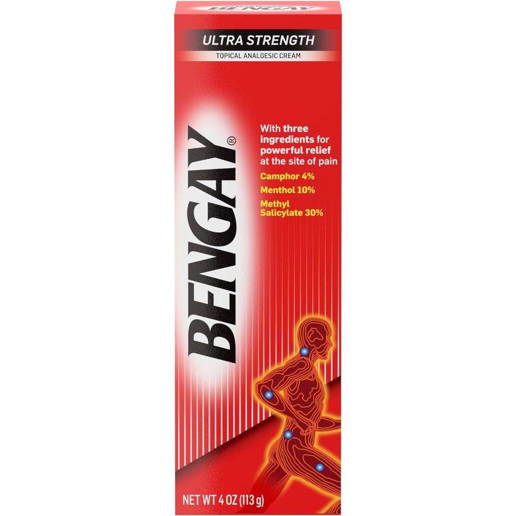 Pomada Dores Fortes Bengay Johnson & Johnson 113 G com Fragrância Mentol - Original EUA