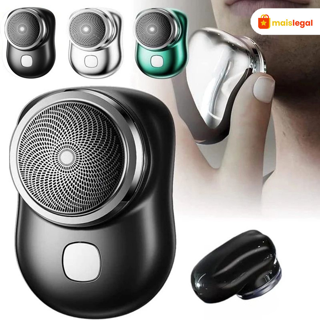 Conveniente para levar! Aparador de barba elétrico mini-portátil à prova d'água, modelo C, oferta imperdível! em Oferta na Shopee