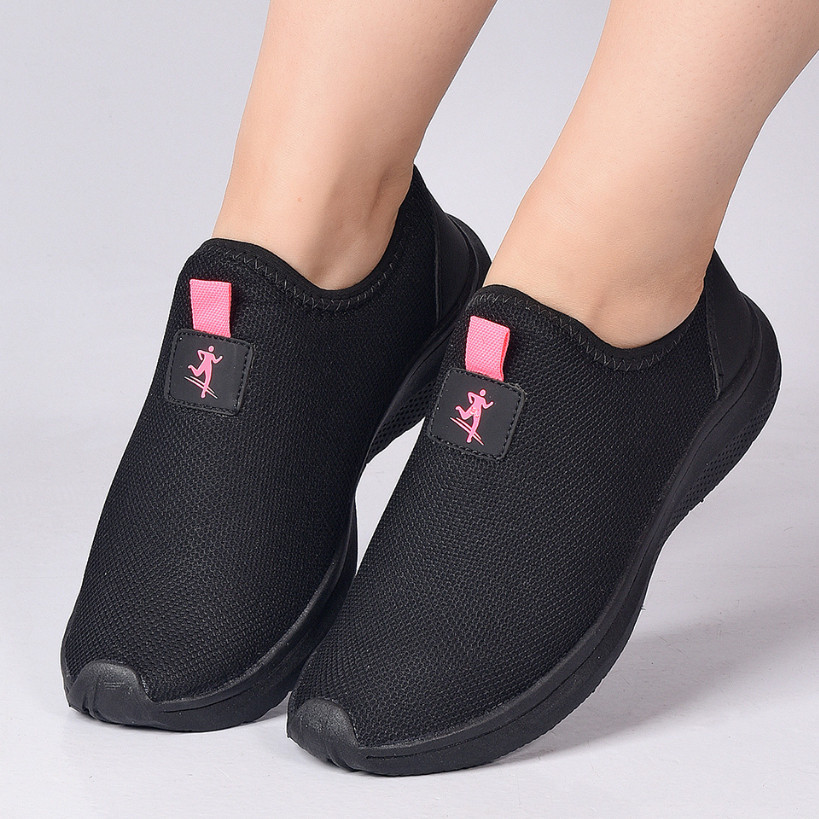 Tênis meia Sem Cadarço Feminino Confortável Academia Caminhada Treino Casual