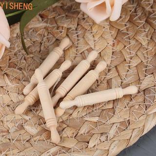 YISHENG 10 Peças De Rolo De Massa Pequeno , Mini Simulação De Casa De Boneca , Acessórios De Cozinha 1 : 12