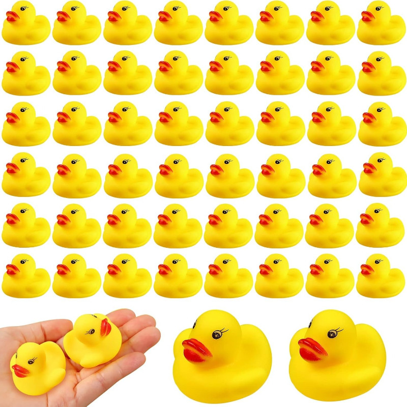 10/50 Pçs Mini Patos De Borracha Brinquedos De Banho Amarelo Ranger Pequenos Brinquedo De Pato Para Chuveiro Aniversário