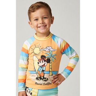 Camiseta Infantil de Praia Proteção UVA+UVB Mickey em Oferta na Shopee
