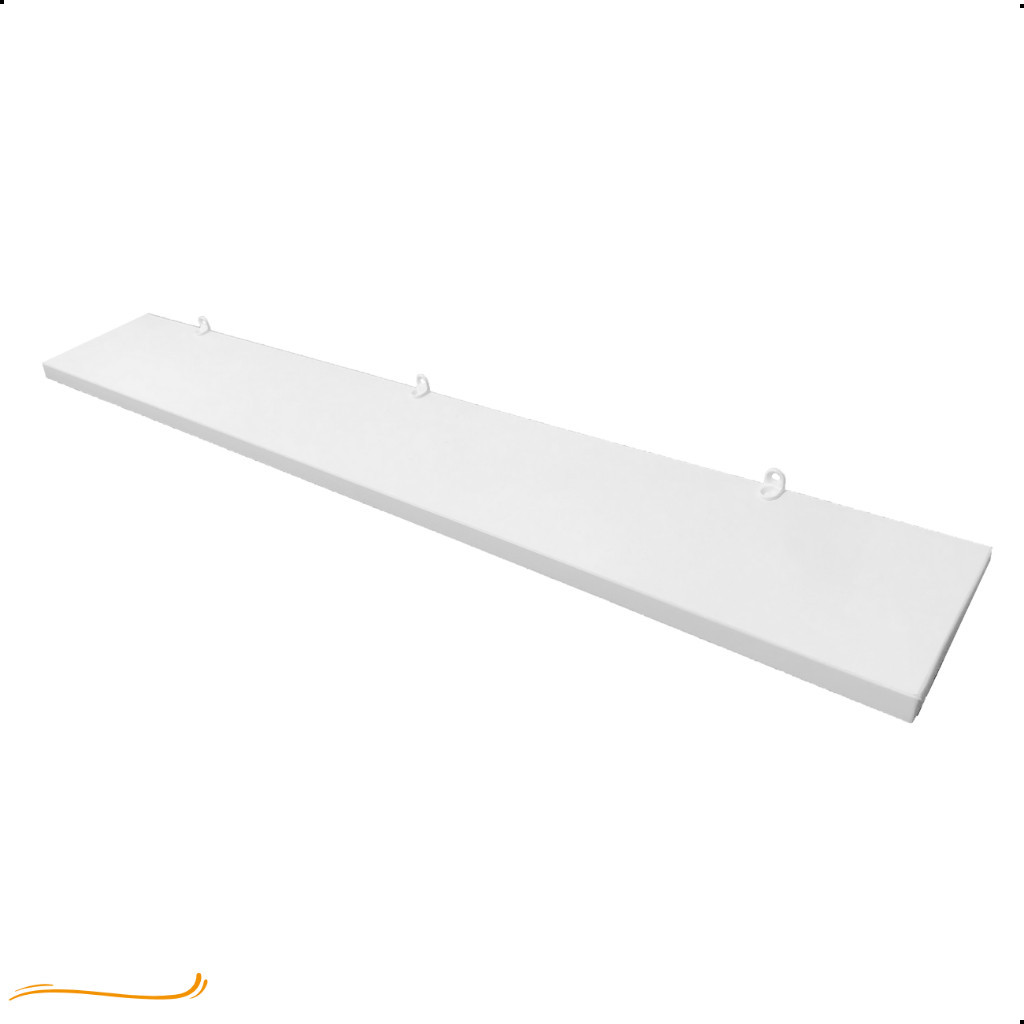 1 Prateleira Branca 70X10 Com Suporte Flutuante Mdf Organizadora Decoração Cozinha Quarto Banheiro