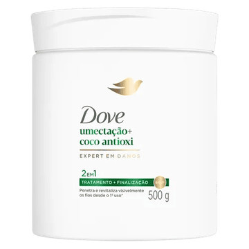 Dove Máscara Capilar 2 em 1 Umectação + Coco Antioxi em Oferta na Shopee