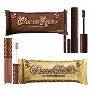 Kit Maquiagem ChocoEyes + ChocoChilli com Máscara, Lápis e Lip Gloss de Longa Duração em Oferta na Shopee
