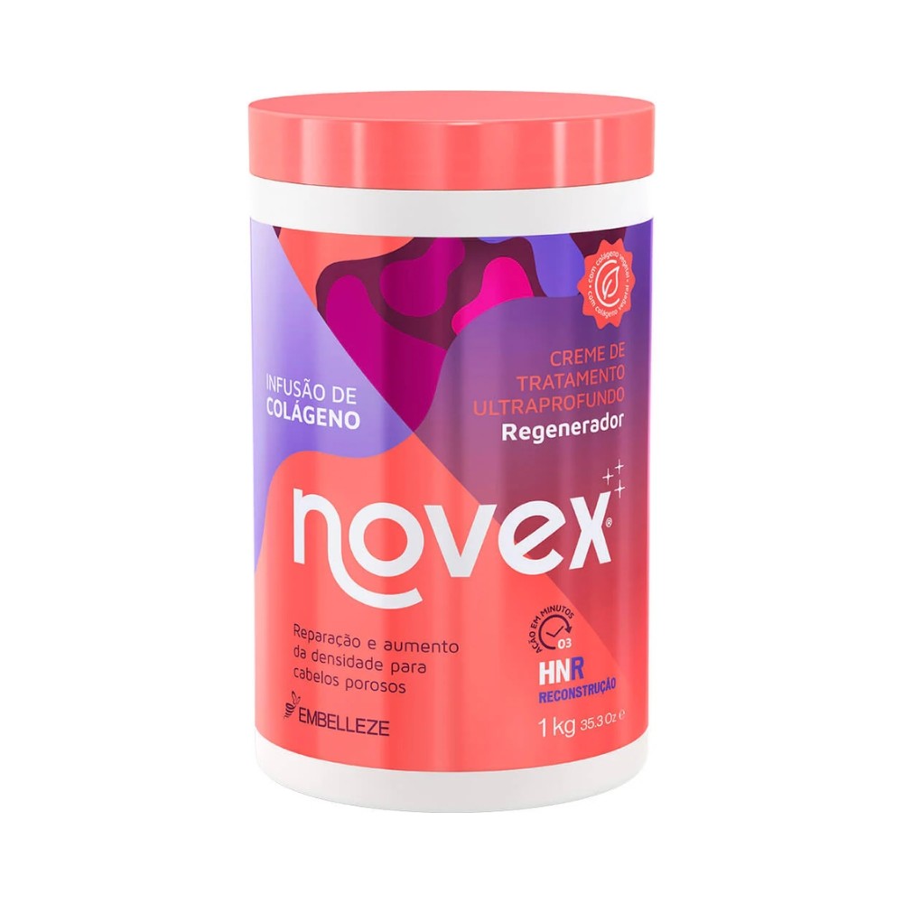 Creme de Tratamento Novex Infusão de Colágeno 1Kg em Oferta na Shopee