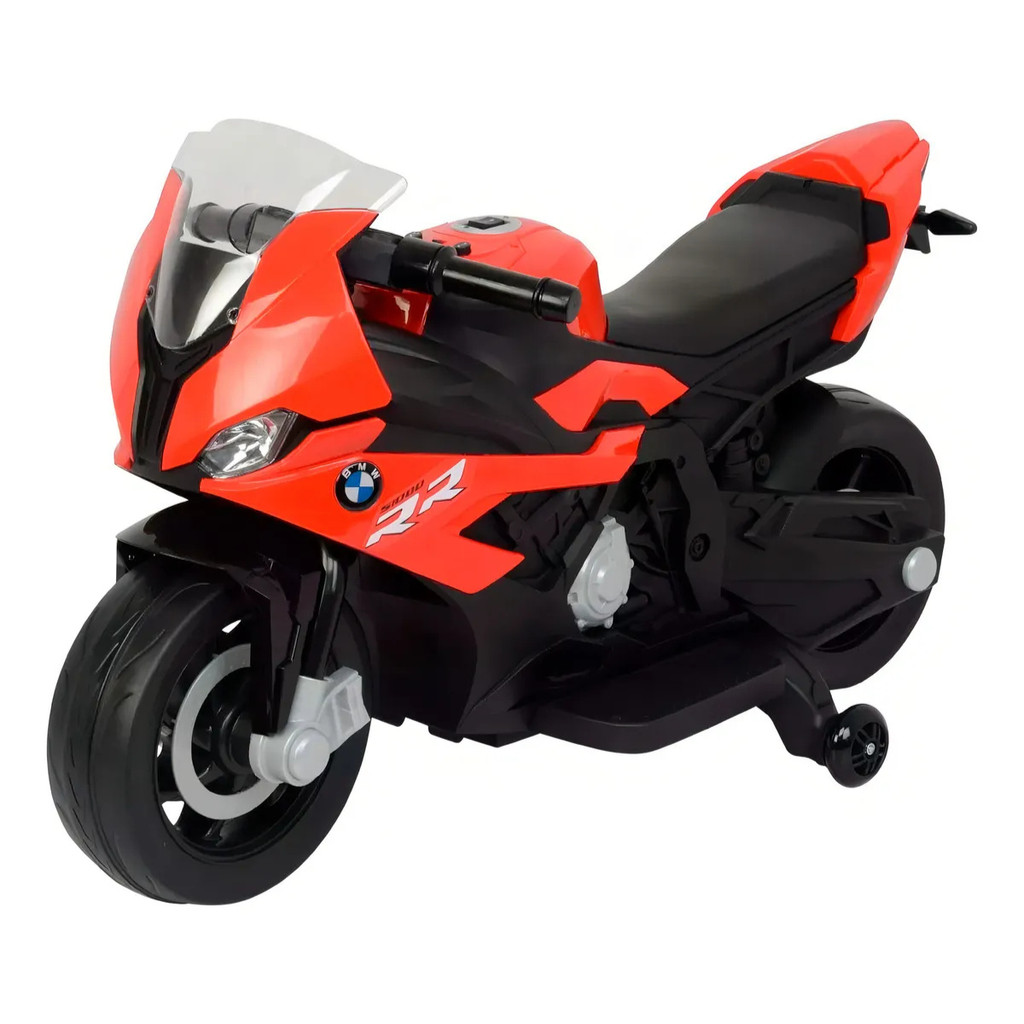 MINI MOTO ELÉTRICA INFANTIL 12V BW365VM BMW S1000RR VERMELHO