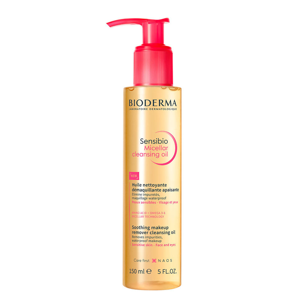 Bioderma Sensibio Micellar Cleansing Oil Óleo Micelar Demaquilante 150ml em Oferta na Shopee