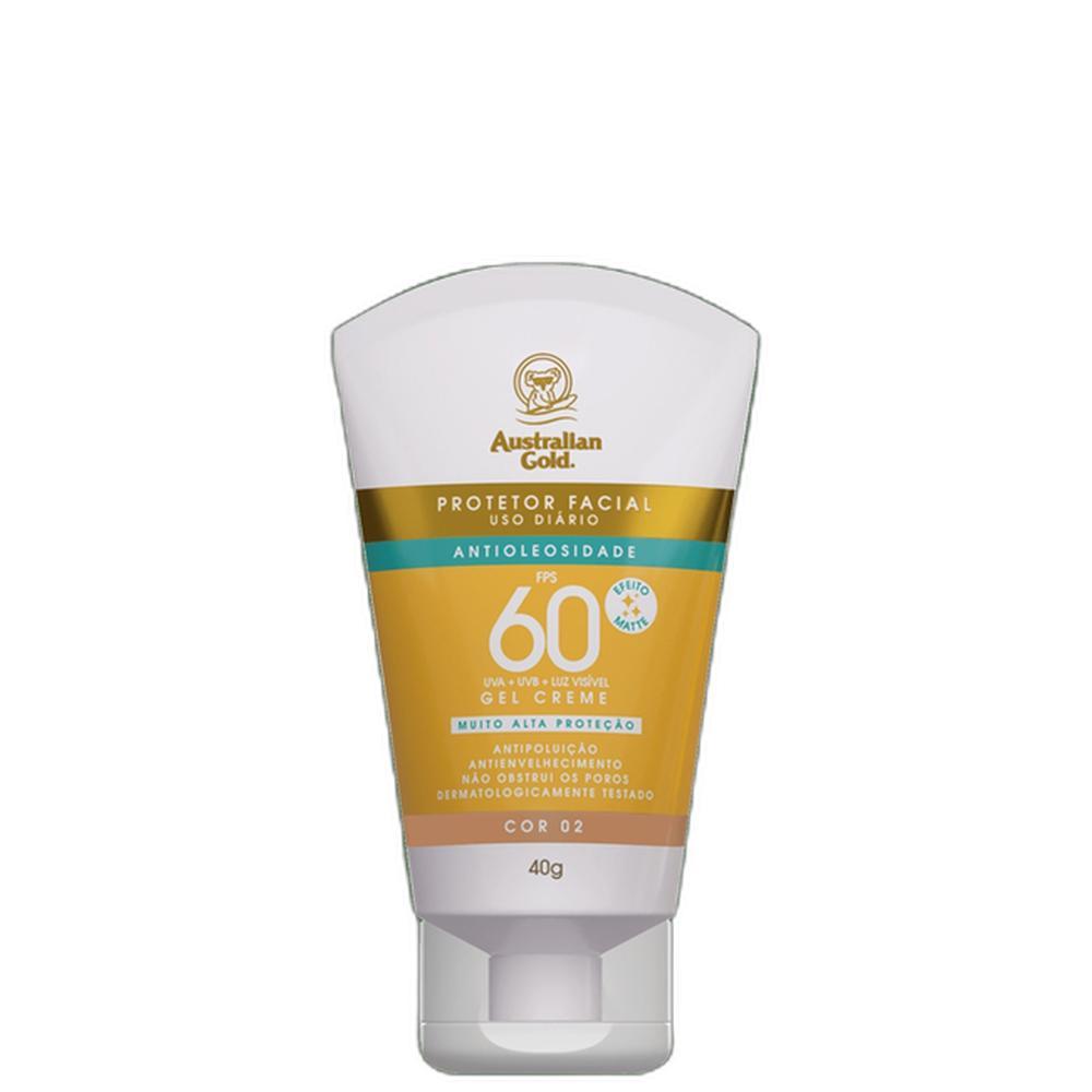 Australian Gold FPS 60 Cor 02 - Protetor Solar com Cor 40g