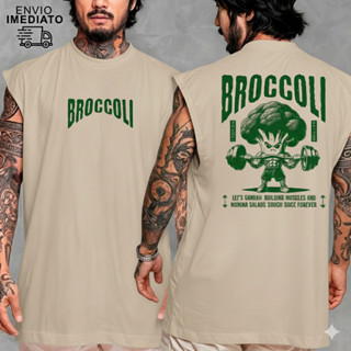 Regata Machao Broccoli Treino 100% Algodão 30.1 Premium em Oferta na Shopee