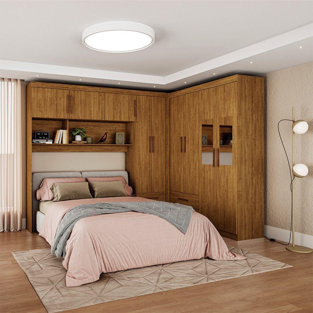 Guarda Roupa Casal Modulado 5 Portas 4 Portas 4 Gavetas