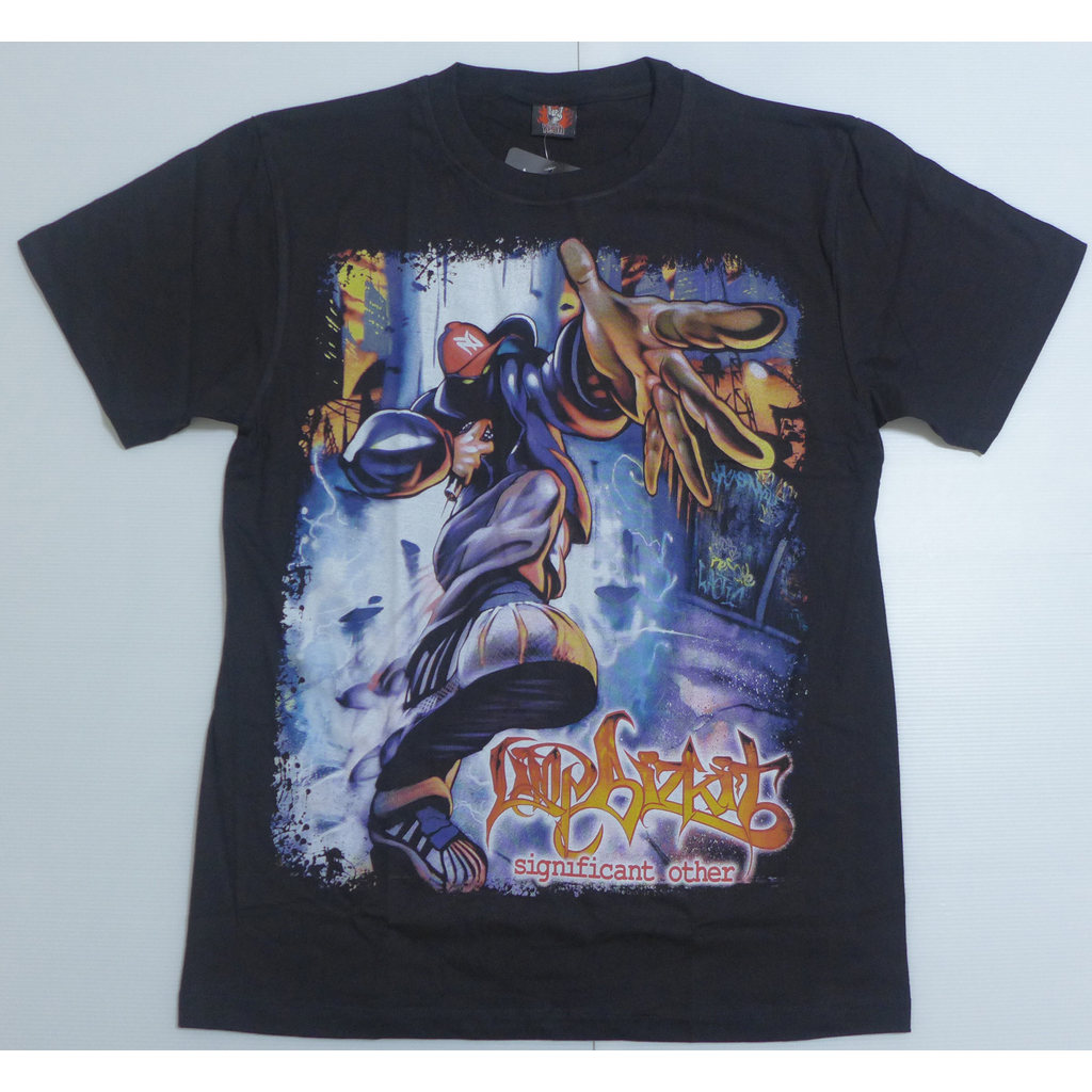 Music.Soul Camiseta Unissex Limp Bizkit Significant Other Nu Metal Band Estampa Confortável Estilosa Retrô Casual
