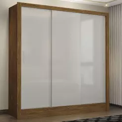 Guarda Roupa Casal Fortaleza 3 Portas Carioca Móveis Ci