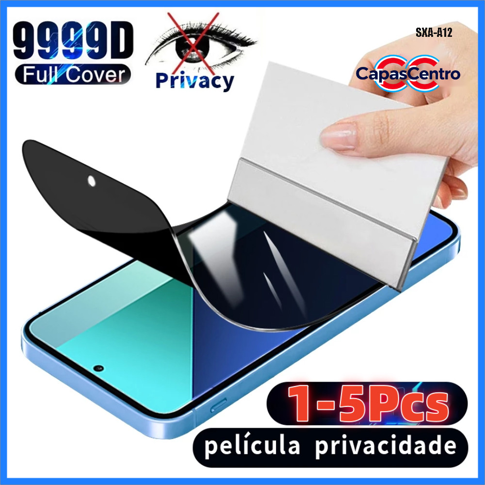1-5Pcs Privacidade Película Para Samsung Galaxy A15 A14 A16 A21S A24 A13 A25 A12 A23 A22 A50 A30 4G 5G Protetor Macia