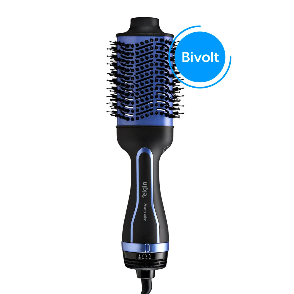 Escova Secadora Agile 3 em 1 Glossy 1.300W Bivolt
