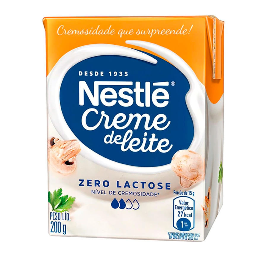Creme De Leite Zero Lactose 200g Nestlé