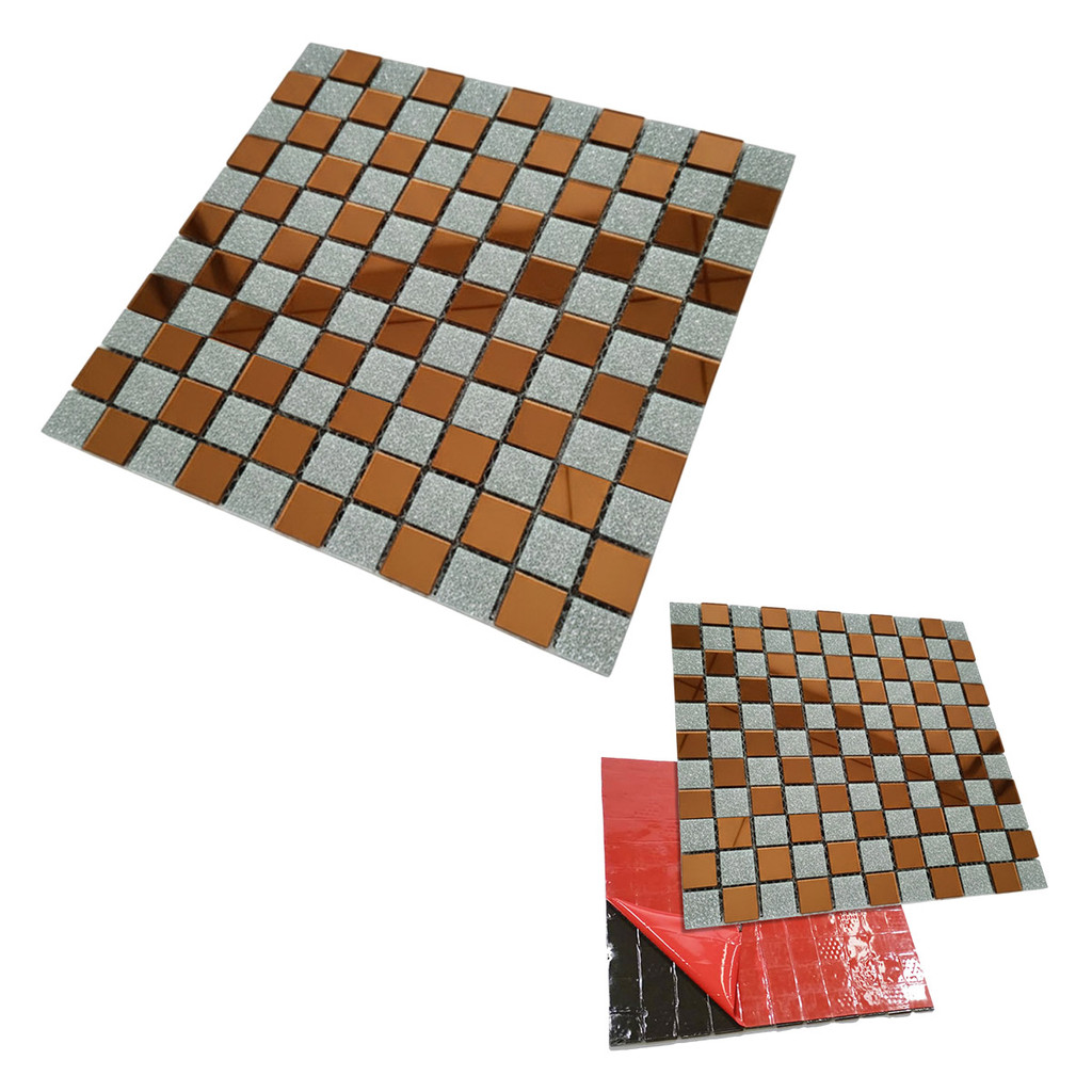 Pastilha De Vidro Adesiva Para Parede Cozinha Box Banheiro Sala Decorativa Facil Aplicacao Moderna Requintado Reforma