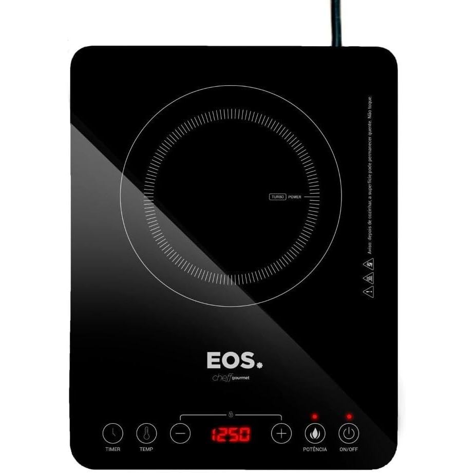 Cooktop de Indução Portátil EOS Cheff Gourmet ECI01PPB Bivolt Preto