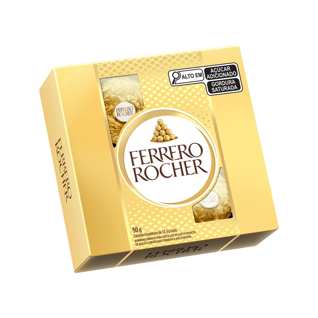 Ferrero Rocher Caixa com 4 Unidades