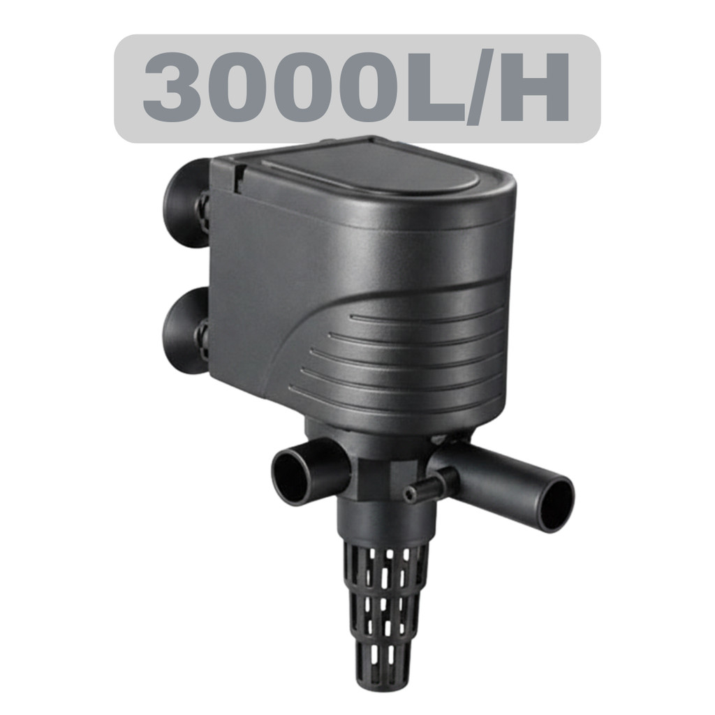 Bomba Submersa Aquario 3000 Litros Hora Motor Oxigenação Circulação de Agua para Fonte Lago Recalque