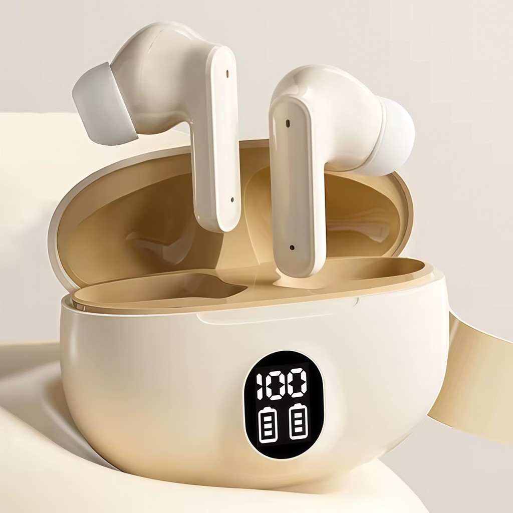 Fone de Ouvido Bluetooth Sem Fio TWS Intra Auricular com Display Digital para Esporte e Gamer em Oferta na Shopee