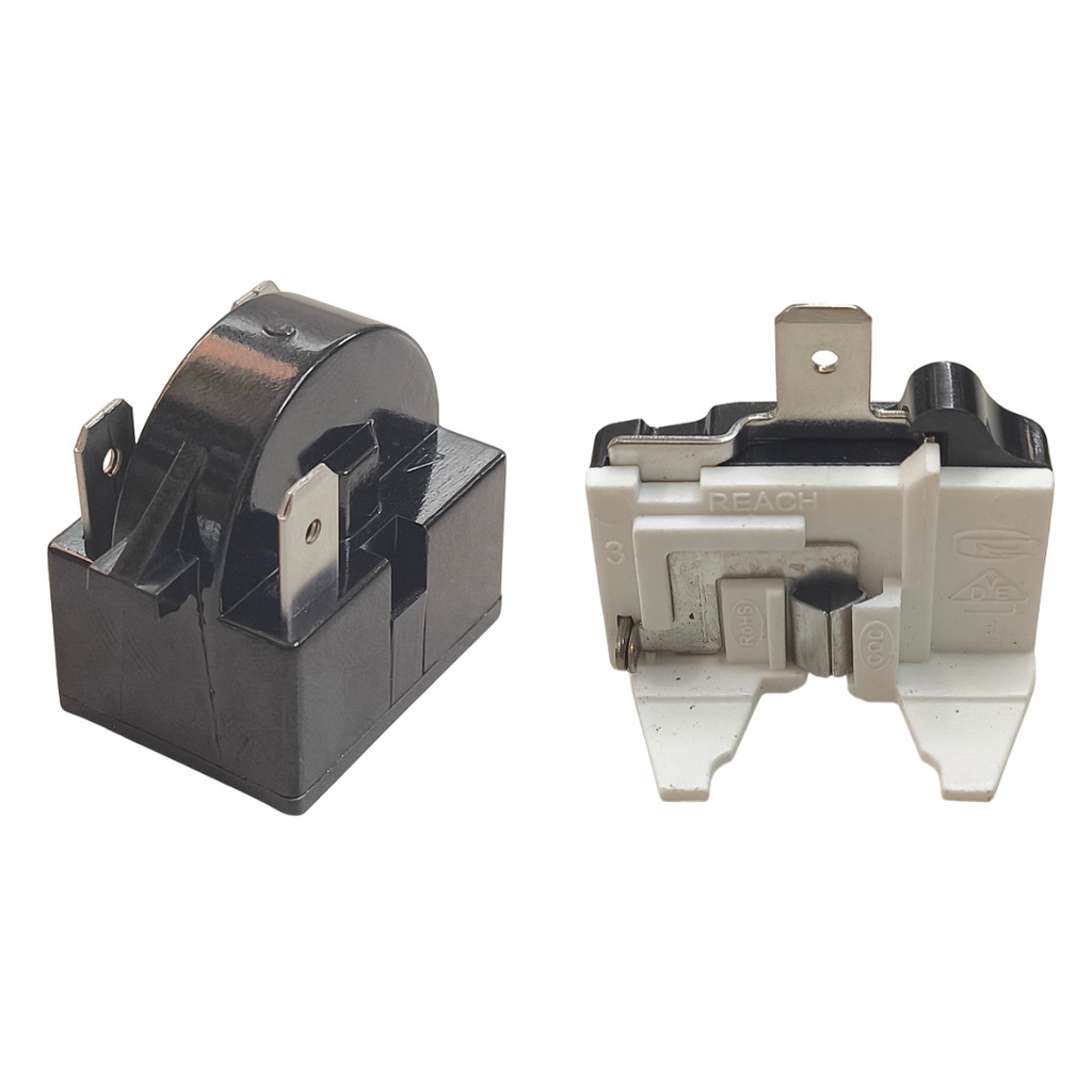 KIT COM 1 RELE PTC 1/10 A 1/2 HP E 1 PROTETOR TERMICO 1/5 HP