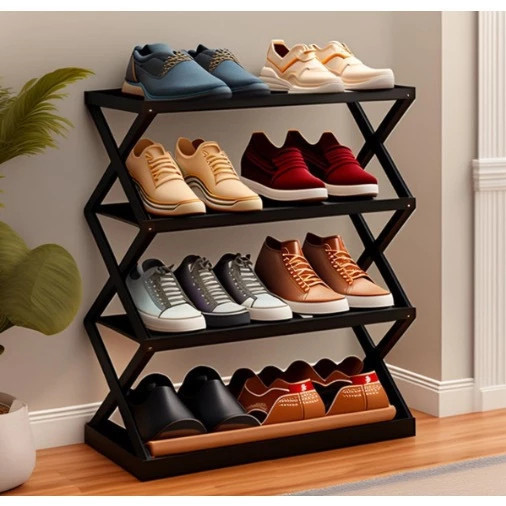 Sapateira Rack Móvel Organizador Prateleira Salto Caixa Sapato Suporte Tênis Sandália Chinelo Tamanco