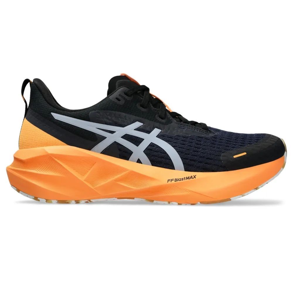 Tênis Asics Novablast 5 Lite-Show Prata e Laranja