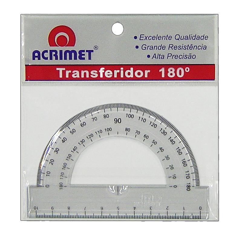 Transferidor poliestireno 180 graus 551 Acrimet