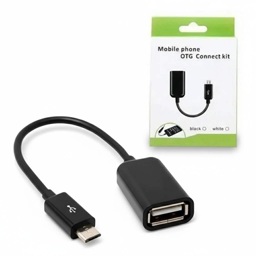 Kit 10 Cabo Adaptador Otg Micro USB V8 Para USB 10cm SK-07