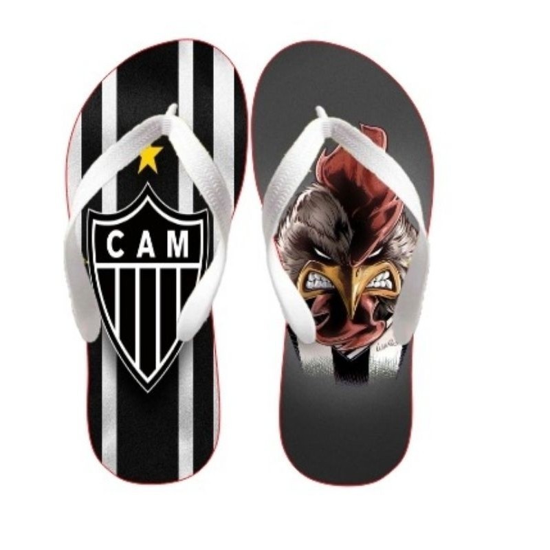 Chinelo Personalizado Atlético Mineiro Adulto e Infantil