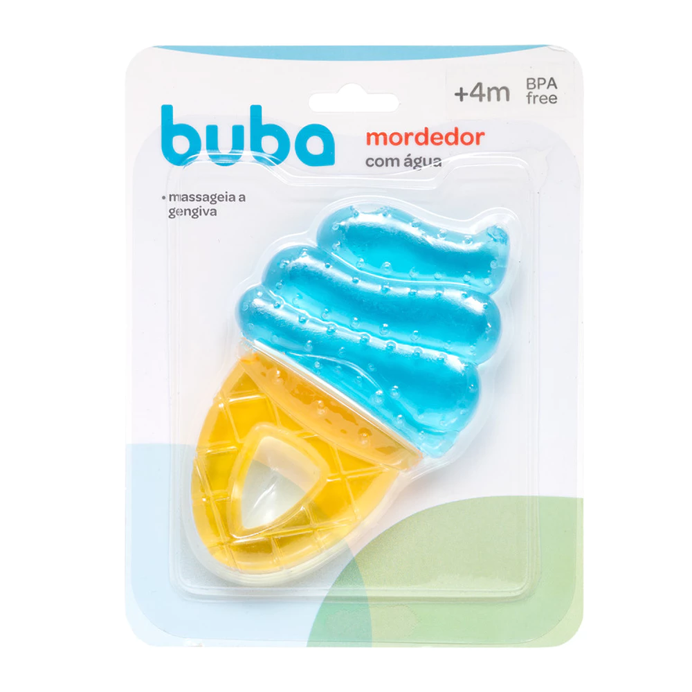 Mordedor com Água Buba Resfriável Sorvete Azul