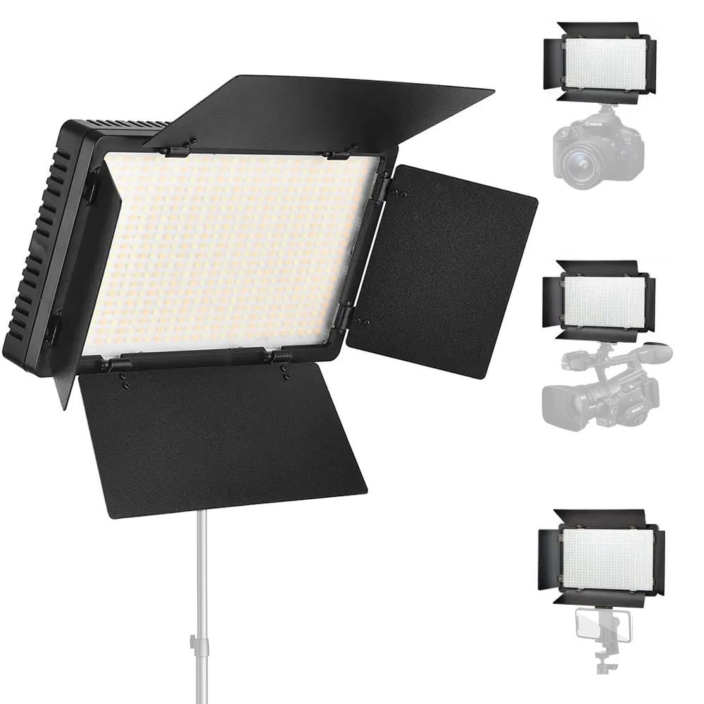 U800+ Luz de Vídeo LED Bicolor 3200-6500K Painel de Iluminação Fotográfica na Câmara Lâmpada de Preenchimento de Estúdio