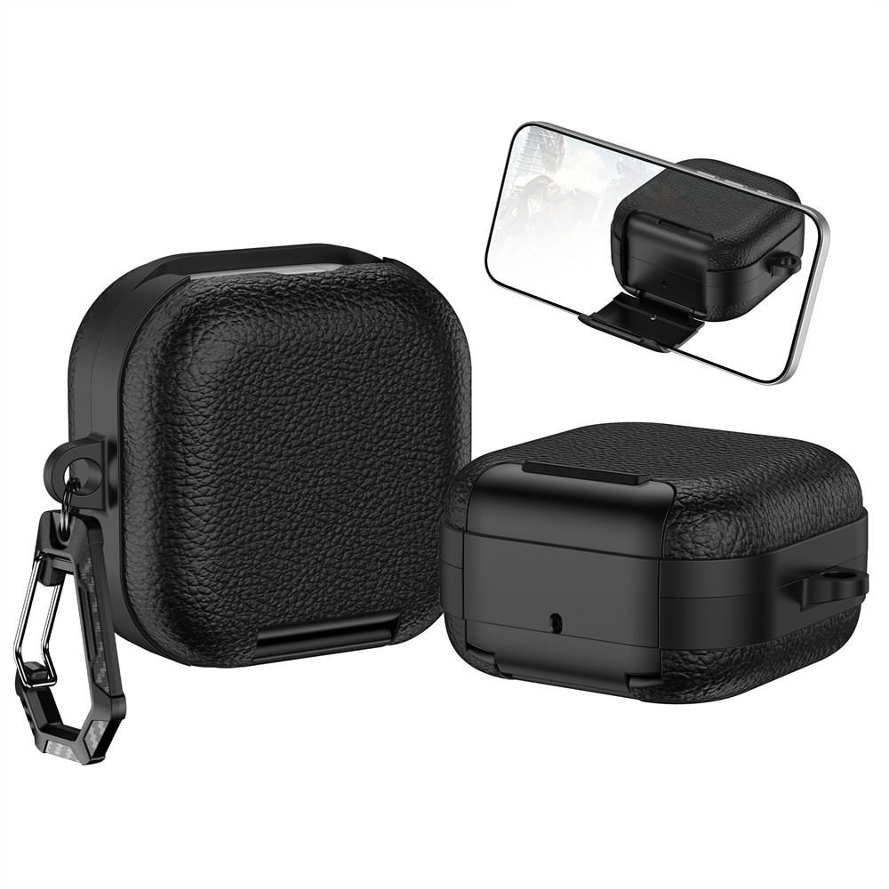 Suporte De Couro Para Samsung Galaxy Buds4 Pro Buds3 Buds 4 3 FE Embalagem Com C
