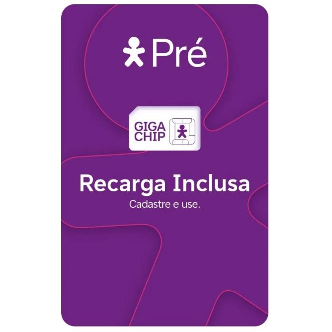 Chip Vivo Pré com Recarga Compatível Nano Micro Chip Padrão