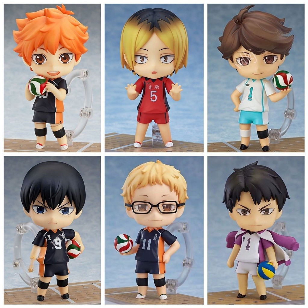 Haikyuu Nendoroid Voleibol Menino Oikawa Hinata 605 Shoyo TKageyama1455 Figura Móvel Que Muda De Rosto SCBT E *-*