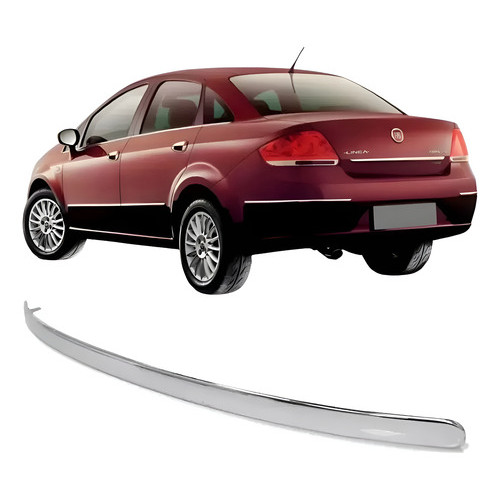 Friso Traseiro Parachoque Fiat Linea Cromado 08 09 010 A 016