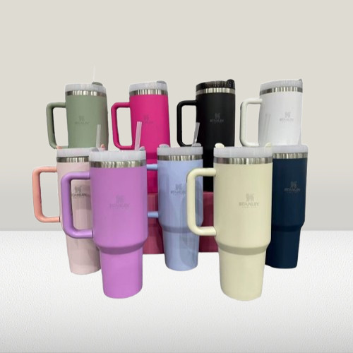 Copo térmico portátil de aço inoxidável para carro de grande capacidade de 1200ml