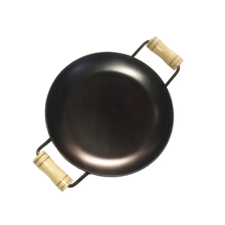 Chapa Disco Arado Chapa de Aço Alça Madeira 40cm