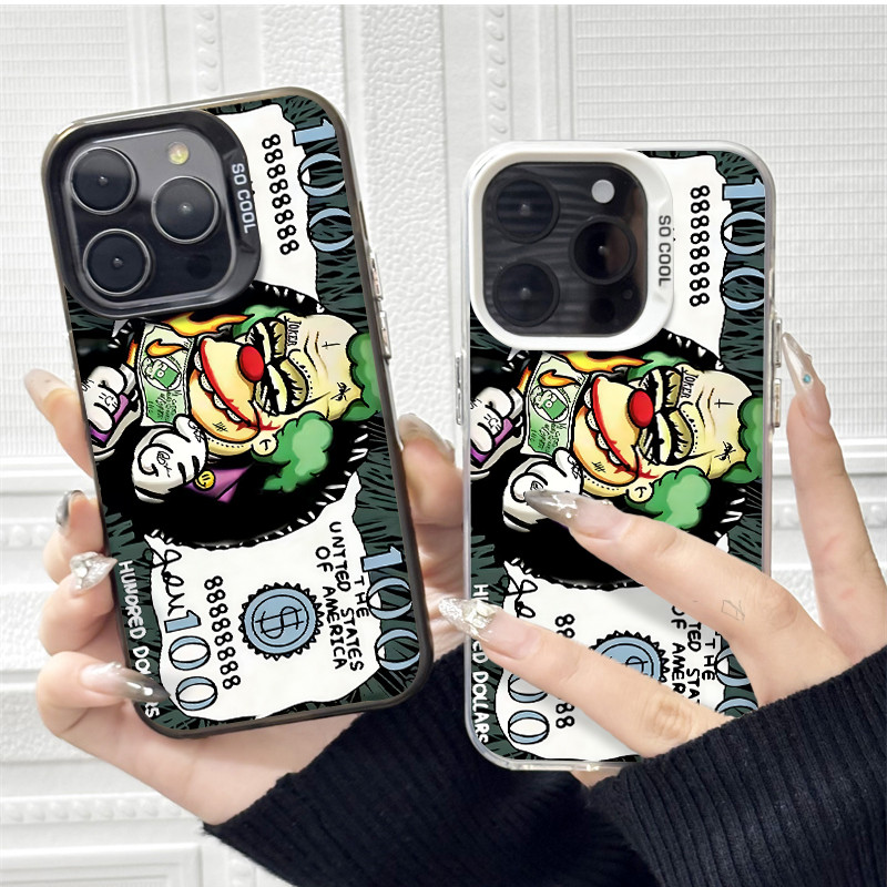 Capinha para iPhone 11 12 13 14 15 16 17 pro max xr xs max 16e 14 16 plus capa de celular coringa  joker