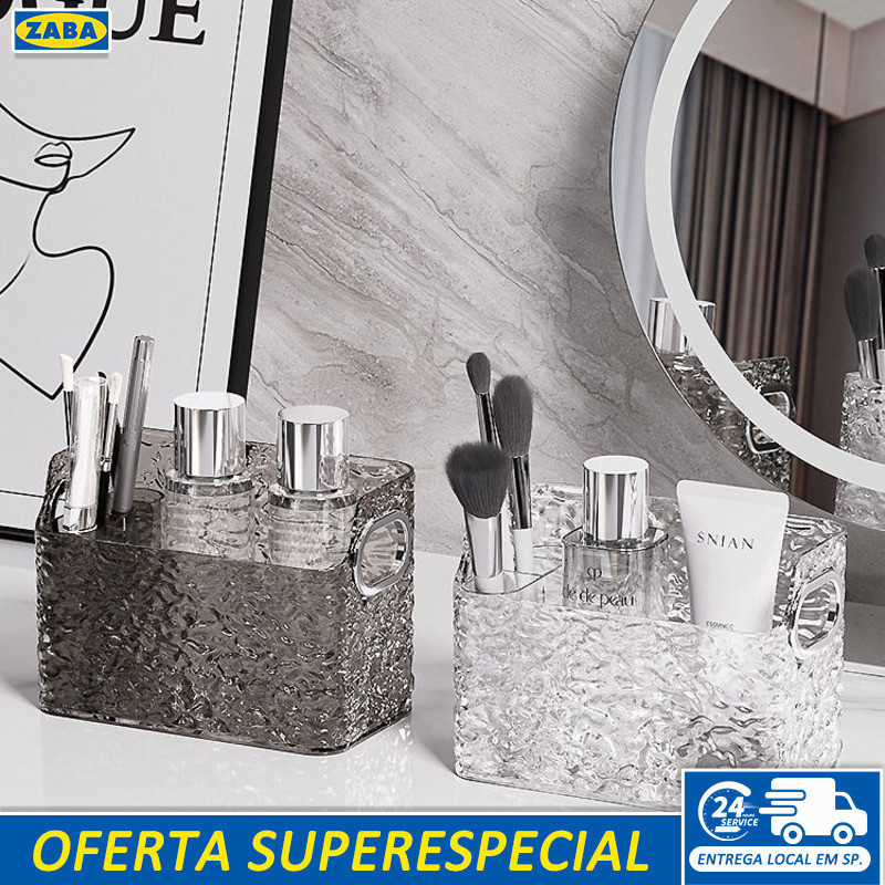 Caixa Luxo De Armazenamento De Cosméticos Cubo De Exibição Maquiagem Reutilizável Corretivos Batons Lipliners