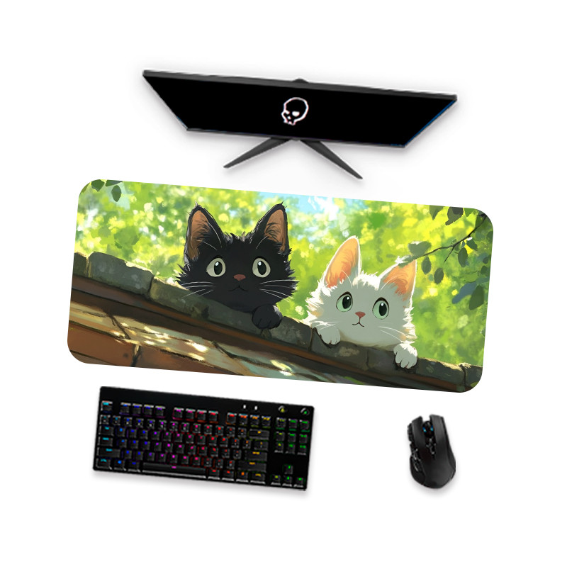 Mouse Pad Gamer Grande  O SERVIÇO DE ENTREGA DA KIKI  JIJI E LILY 1  90x40 80x40 60x40 70x30 45x40