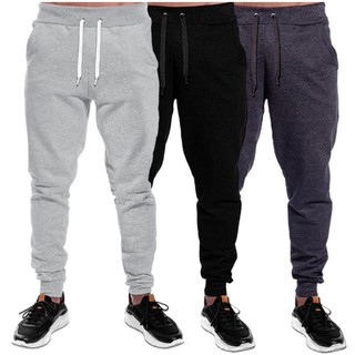 Kit 3 Calças de Moletom Masculinas